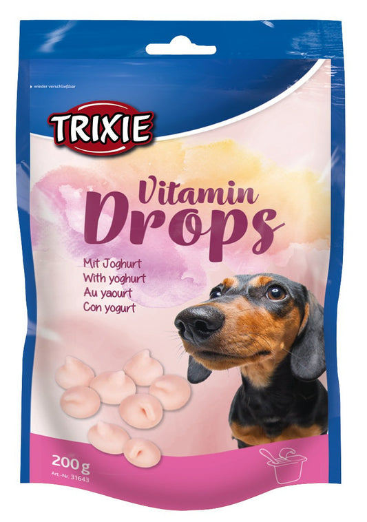 Dropsuri pentru Câini Iaurt 200 g cu Vitamine
