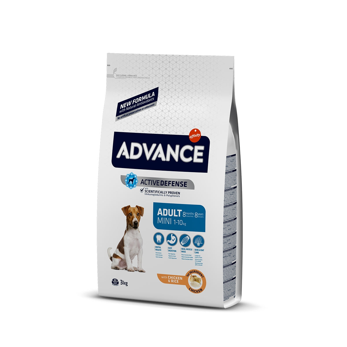 Hrană Uscată pentru Câini Advance Adult Mini 3 Kg