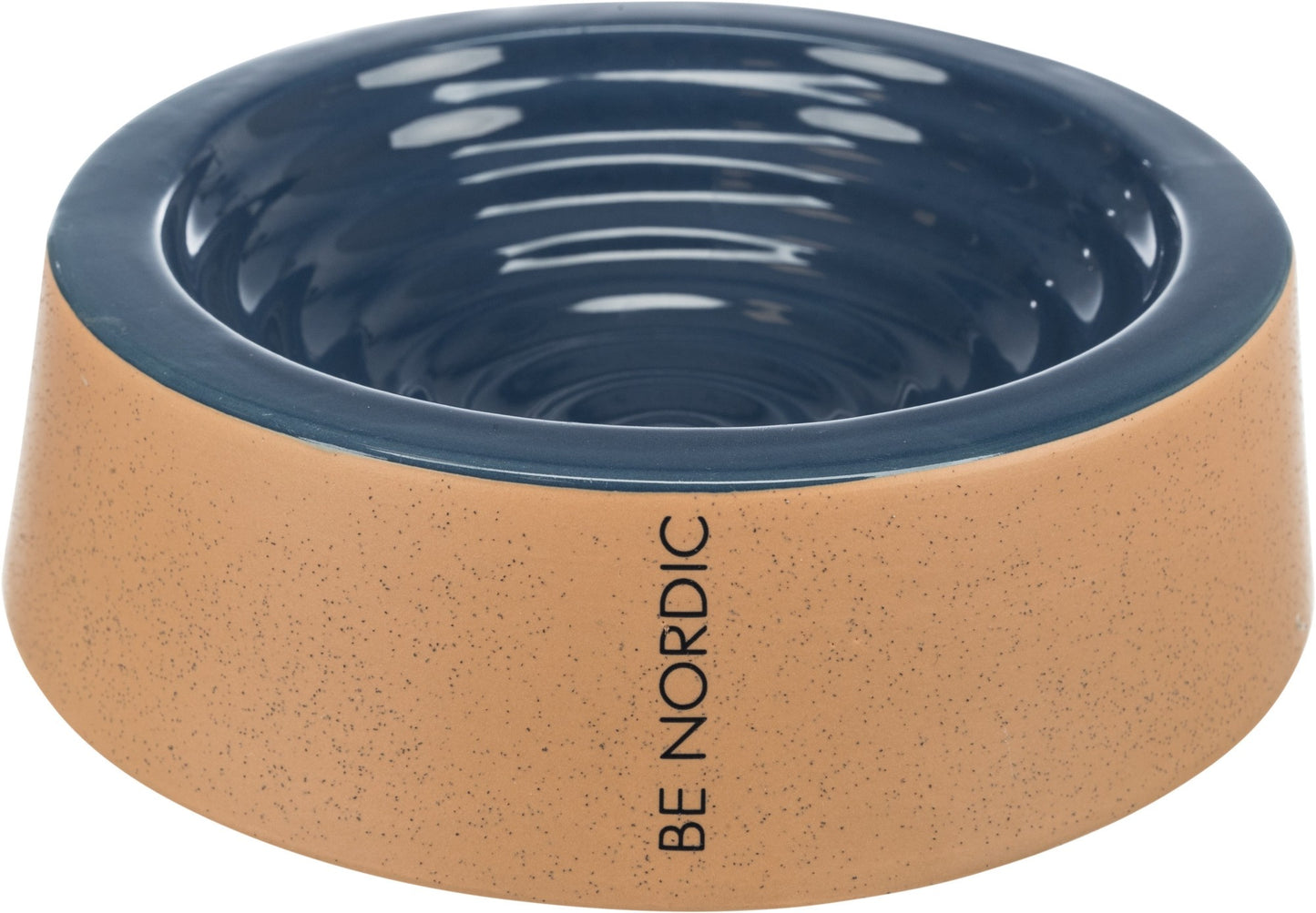 Bol Ceramic pentru Câini Be Nordic 0.5 L 20 cm Albastru/Bej