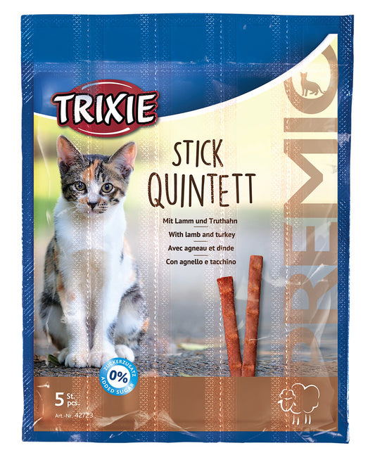 Batoane Quadro-Sticks Miel și Curcan 5 x 5 g