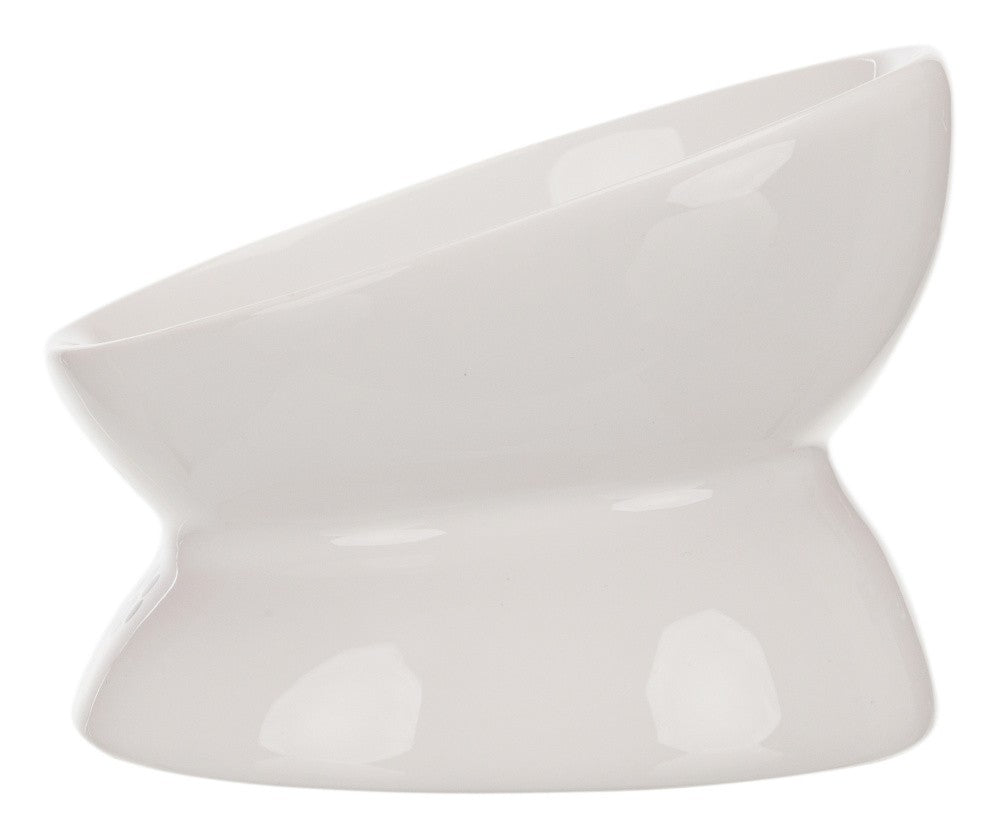 Bol pentru Câini Ceramic 0.15 L 13 cm Alb