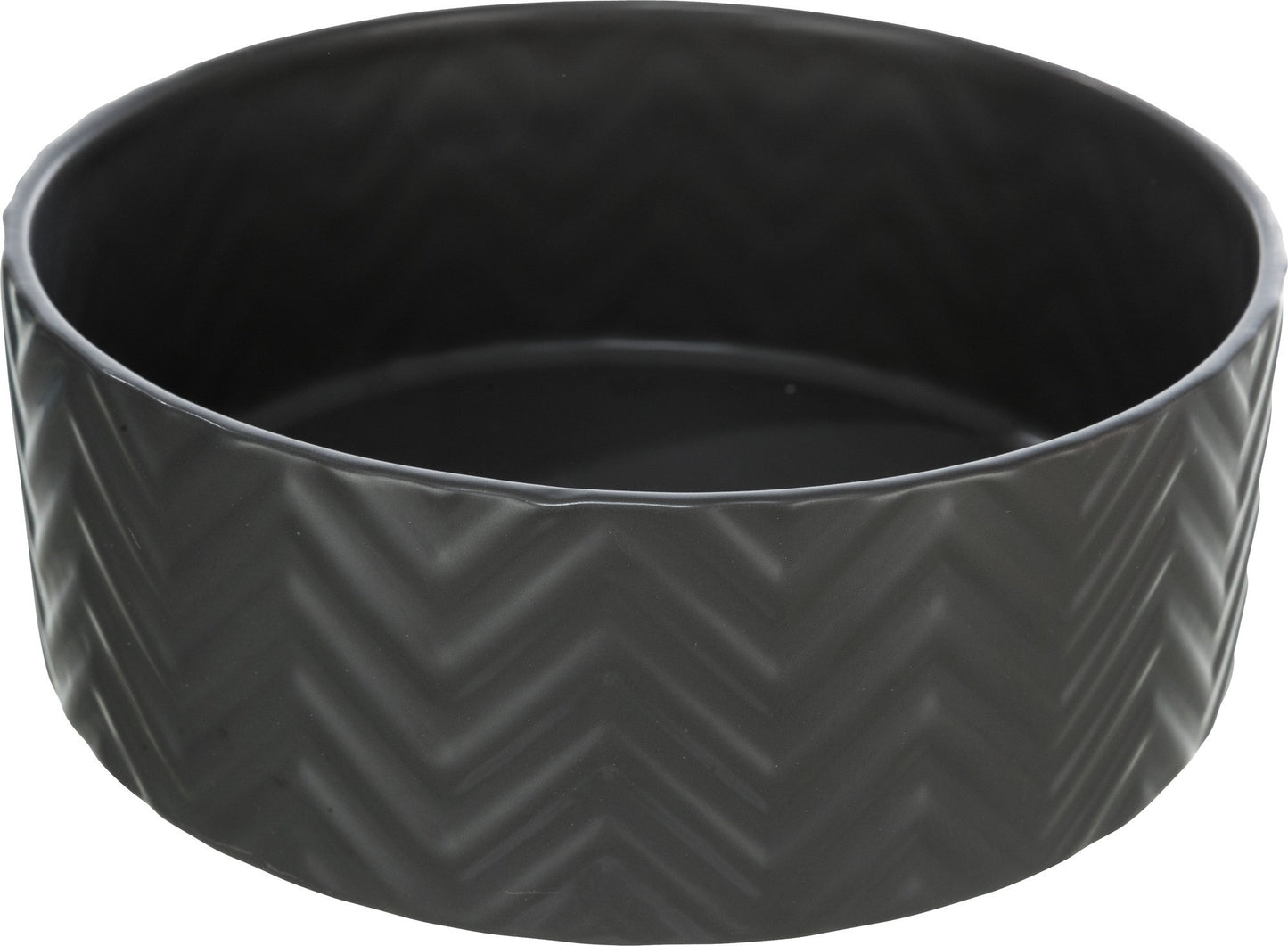 Bol Ceramic pentru Câini 1.6 L 20 cm Negru