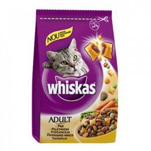 Hrană Uscată pentru Pisici Whiskas Uscat 14 Kg Pui și Ficat