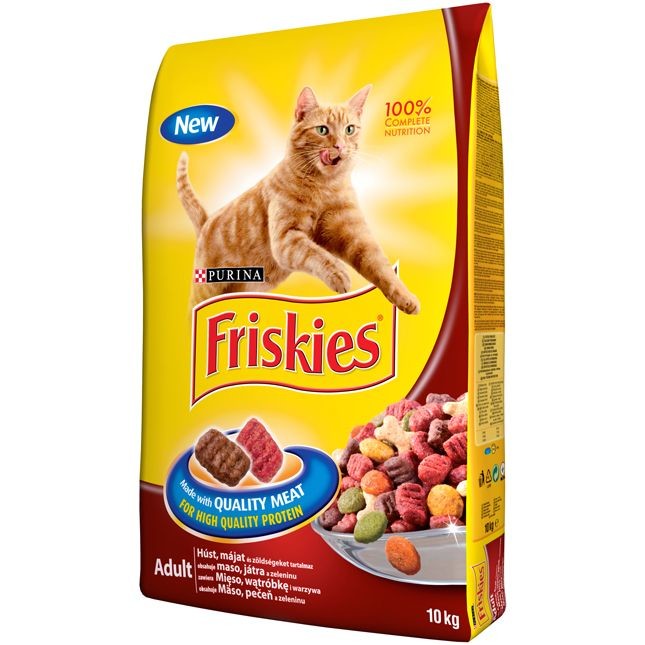 Hrană Uscată pentru Pisici Friskies Cat Vită Carne 10 Kg