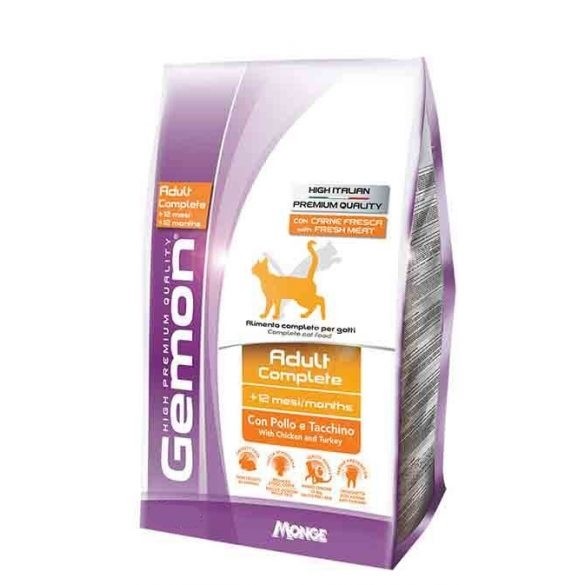 Hrană Uscată pentru Pisici Gemon Cat 1.5 Kg Adult Pui Curcan