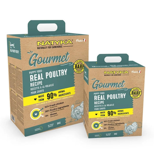 Hrană Uscată pentru Câini Super-Premium Natyka Gourmet Puppy Semiumedă  3 Kg